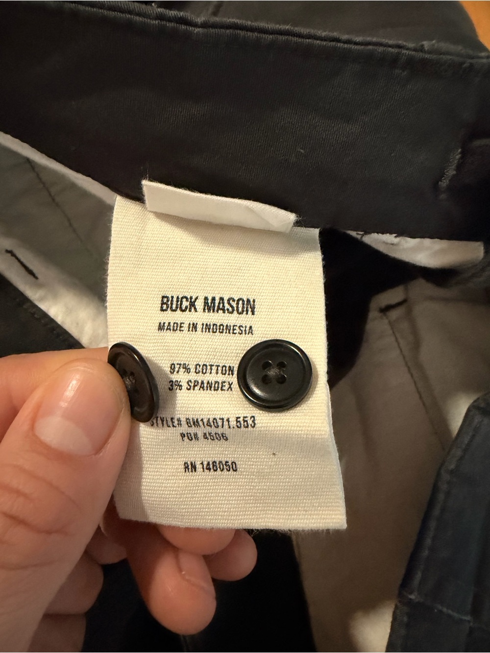 Buck Mason Charcoal Travel Suit - Picture 8 of 8